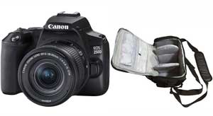 Canon EOS 250D 18-55 f/4-5.6 + Camera Bag Kit