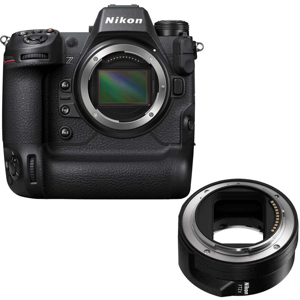 Nikon Z9 + FTZ II mount adapter