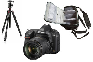 Nikon D780 24-120 + Camera Bag + Tripod Kit